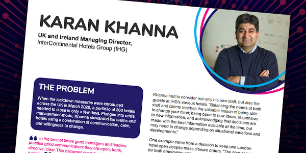 Case study thumbnail for Karan Khanna - InterContinental Hotels Group (IHG)