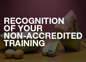 Recognition of your non-accredited training
