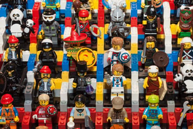 multiple lego figurines