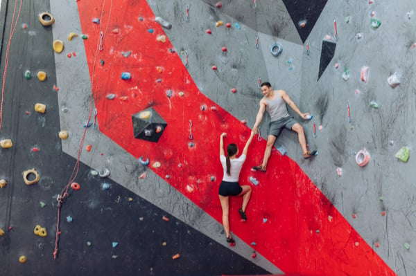 Indoor climbing wall