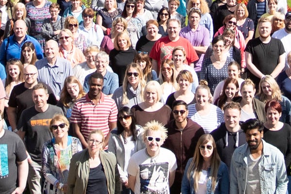 Group photograph of CMI staff