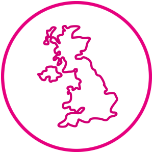Nationally-recognised UK Map