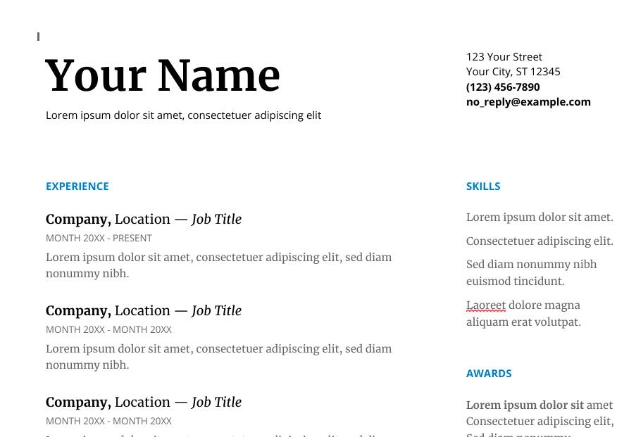 CV templates to make you stand out in a tough market - CMI