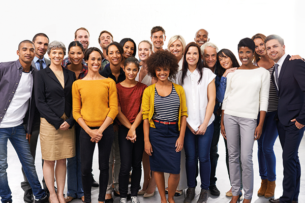 group of people of differing cultures