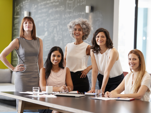 Group of business women