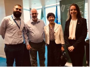 The Hon David Costello, Consul General of Ireland to Hong Kong and Macau (second from left); Dr Paulina Chan, CMI Hong Kong Chair; Ms Fiona Nic Dhonnacha, Deputy Consul General of Ireland