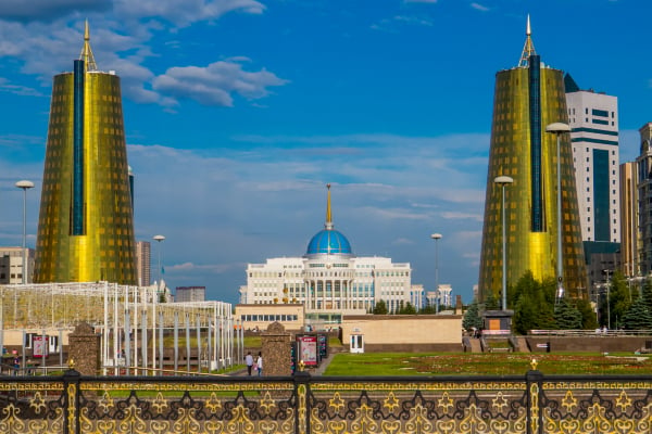 View of Astana and the Presidential Palace