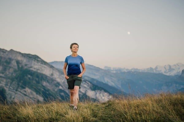 Image of Sally-Anne Airey on a mountain walk