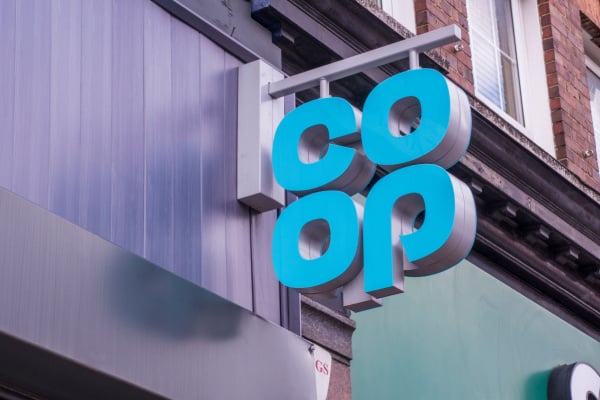 A Co-op sign