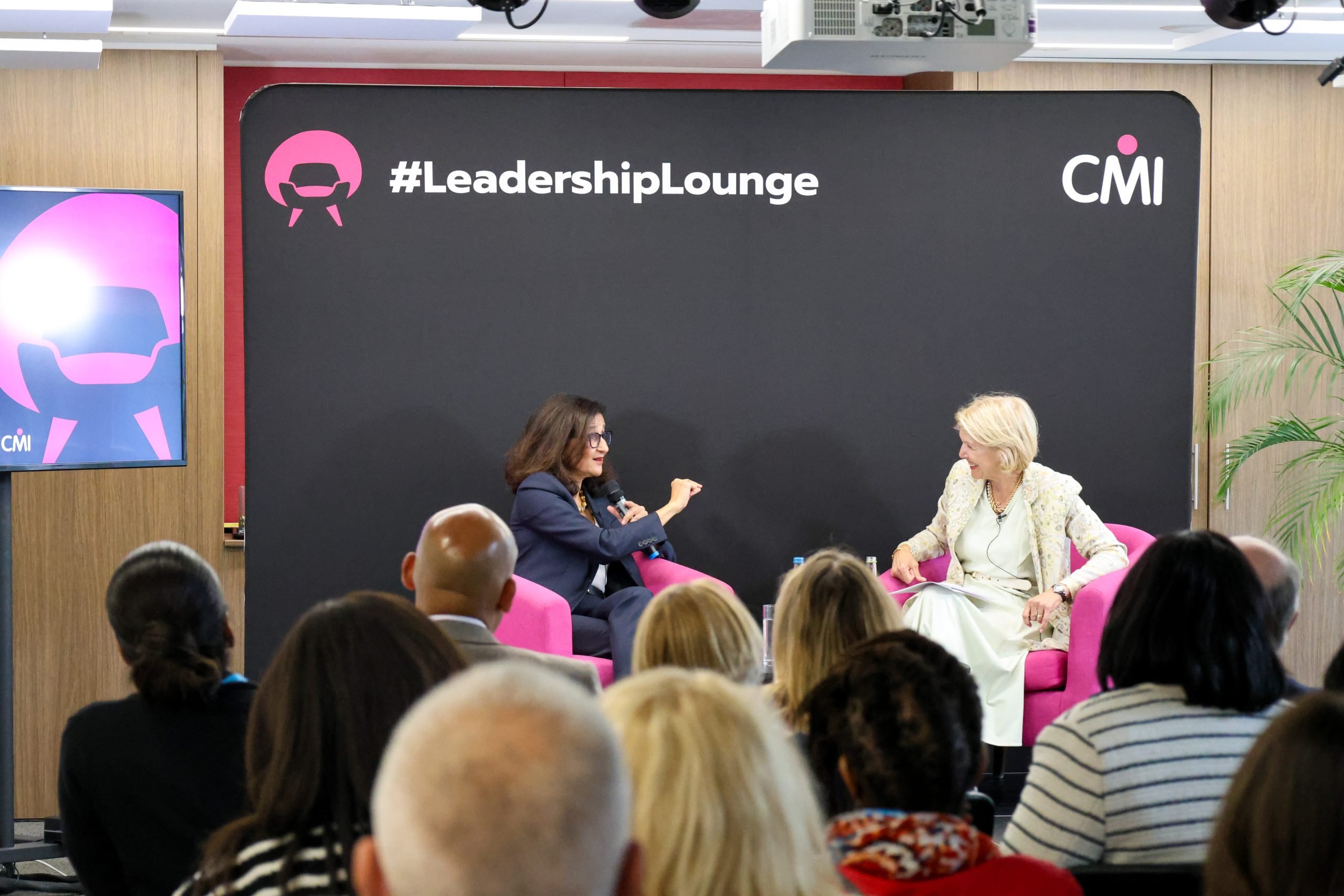 Ann Francke OBE and Baronness Minouche Shafik