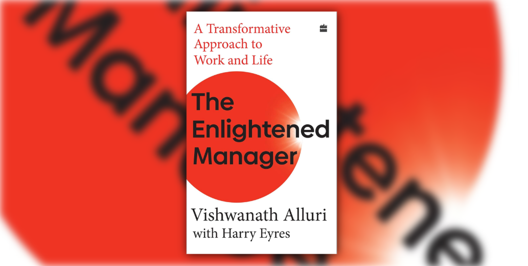 The Enlightened Manager book cover by Vishwanath Alluri with Harry Eyres (HarperCollins India, 2025)