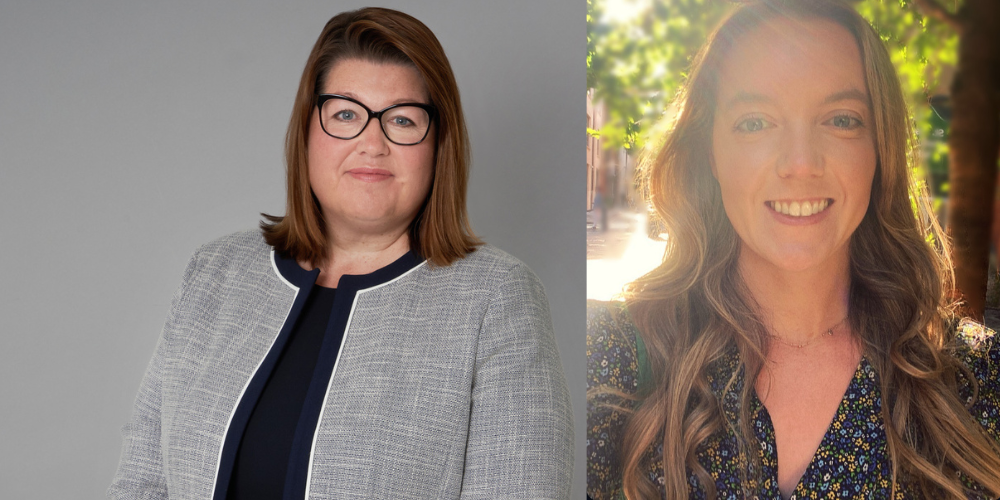 Samantha Allen CMgr CCMI and Katie Joyce