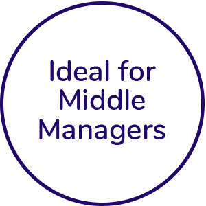 Ideal for middle managers icon
