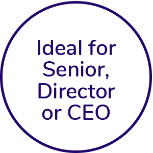 ideal for senior, director or ceo icon